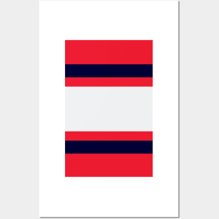 Arsenal Varsity Retro Red, White & Navy Home Posters and Art